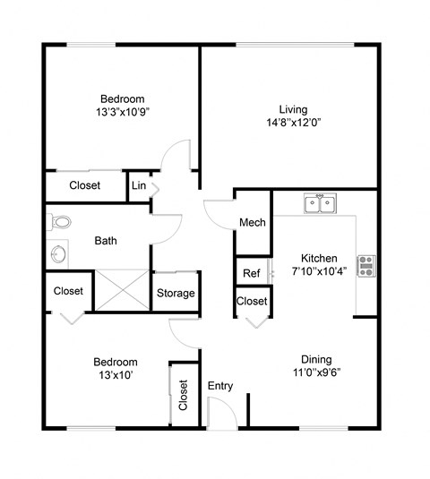 2064 East 117th Street 2-3 Beds Townhouse, Affordable for Rent - Photo Gallery 9